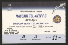 Maccabi Tel Aviv Vs AJAX Uefa