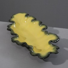 Grande coupe à fruits céramique vintage forme libre Ceramidi Marseille 1950s