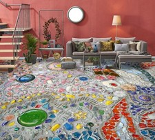 3D couleur pierres précieuses 1223NA papier peint photo peinture murale papier peint photo famille DE Fay