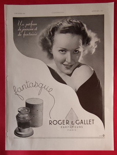 Publicité presse parfum - presse, roger