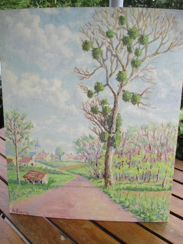 Tableau peint couteau - tableau,