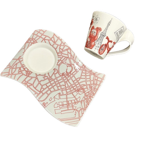 Villeroy boch mug plate - villeroy, set
