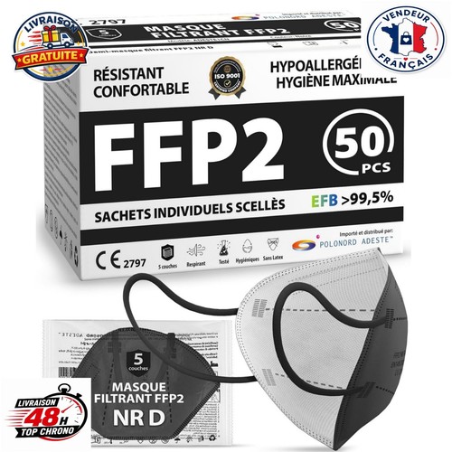 Masques ffp2 noirs - ffp2,