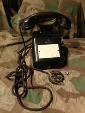 Wehrmacht WW2 Téléphone De Campagne Allemand FF33 Siemens Bakélite WH LW 39-45