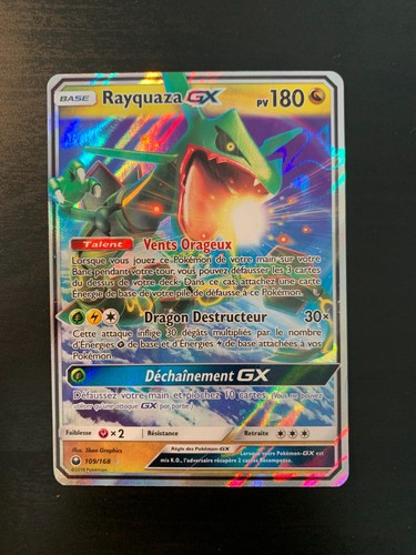 Carte pokémon rayquaza gx - pokémon, :