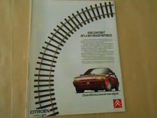 Publicité 1989  Advertising Citroen BX 4 X4 roues motrices