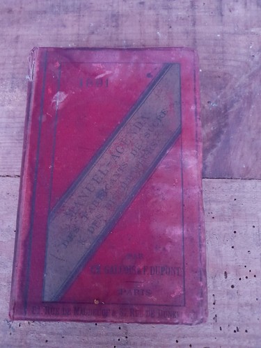 Livre ancien manuel agenda - livre,