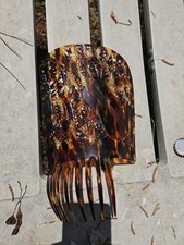 Grand Peigne Espagnol Mantilla Flamenca Con Guitarra