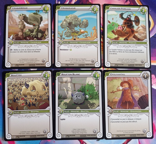 Cartes dofus collection début - cartes,