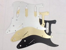 Anodisé Brossé Aluminium STRATOCASTER Rayure Plaque Pickguard pour FENDER 3 Col