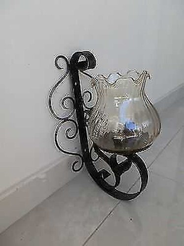 Applique mural lampe - lampe, fer