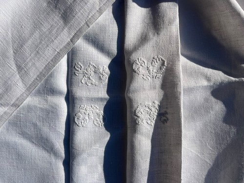 Nappe damassée monogramme - nappe, pc