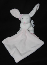 ?DOUDOU ET COMPAGNIE DC3337 lapin blanc mouchoir rose boîte fleur NEUF