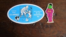 TINTIN - AUTOCOLLANT NE LES