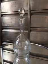 Carafe Ancienne Cristal Soufflé Taillé Proche Modèle Nancy French Glass