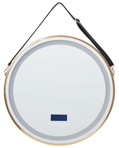 Miroir led moderne - rond, salle