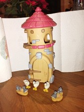 6 figurines Animaux Collection: Animaux la ferme Atlas PIGEONNIER PIGEONS PIAFS