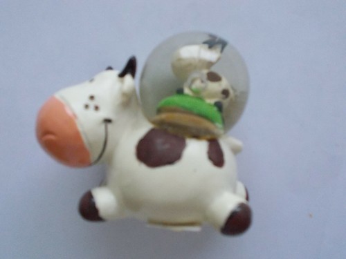 Vache son petit boule à - vache, (boule