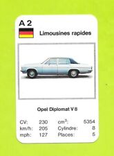 Carte N°A2 - Opel Diplomat V8