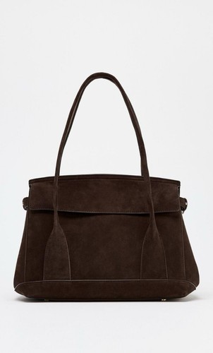 Sac ville zara cuir marron - de,
