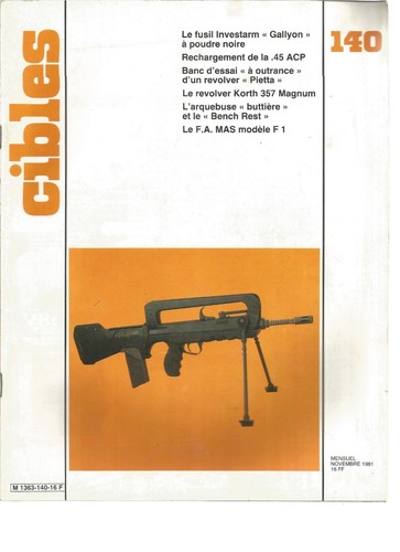 Cibles 140 fusil investarm - cibles, n°140