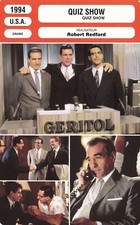 Fiche Cinéma - ROBERT REDFORD - QUIZ SHOW - 1994