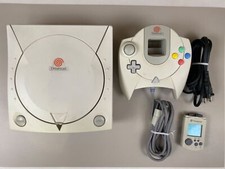 Console SEGA Dreamcast System HKT-3000 avec mémoire manette utilisée