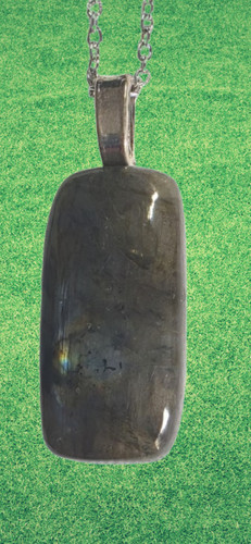 Collier pendentif labradorite - pendentif,
