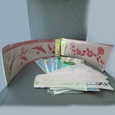 20 pochoirs réutilisables motifs classiques multi-format pour DIY,peinture Etc