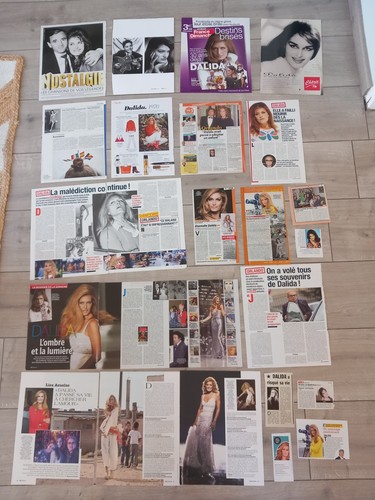 Dalida lot articles pack - lot,