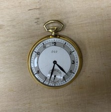 Montre À Gousset Or Sur Argent - Pop