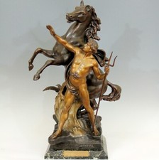 Emile-Louis PICAULT (1833-1915) ◊ Neptune créant le cheval ◊ Bronze signé