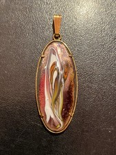 Rare Médaillon Pendentif ancien Limoges?? Émaillée Vintage  French Antique