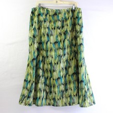 Jupe Midi A Ligne Verte