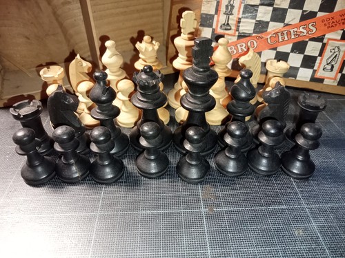 Vintage milbro chess set - vintage,
