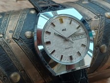 RARE montre suisse homme JAZ QUARTZ day-date ETA 9183 - révisée et garantie