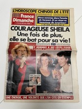Journal FRANCE DIMANCHE Sheila