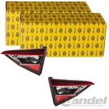 2x HELLA Feux Arrière Intérieure Partie Convient pour Skoda Superb à Gauche + À