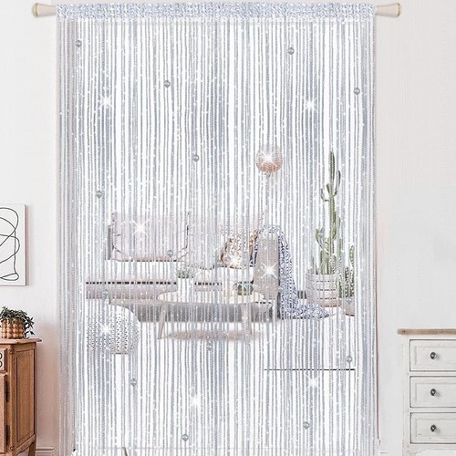 Rideau fils perles - rideau,