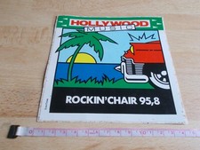 Autocollant HOLLYWOOD MUSIC / RADIO ROCKIN' CHAIR
