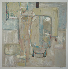 Nu Miroir LITHOGRAPHIE Signée PIERRE LESIEUR Curiosa EROTIQUE Femme XX°