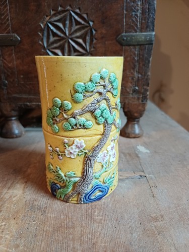 Pot pinceaux porcelaine - pot,
