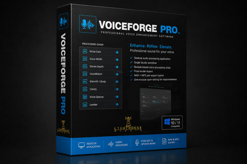 Voiceforge pro podcast - pro, pc