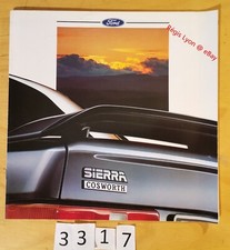 FORD SIERRA RS COSWORTH Prospectus Allemand 18 pages 3/1988