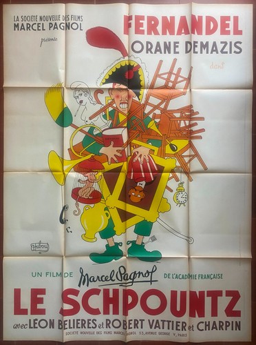 Affiche schpountz marcel - schpountz,