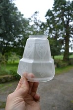 Rare Tulipe Verre Dépoli pour