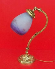 lampe art deco 1930 DEGUE en bronze