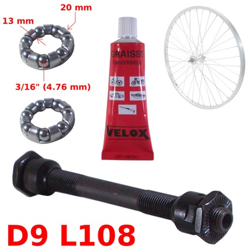 Kit axe roue avant d9l108 - kit, de