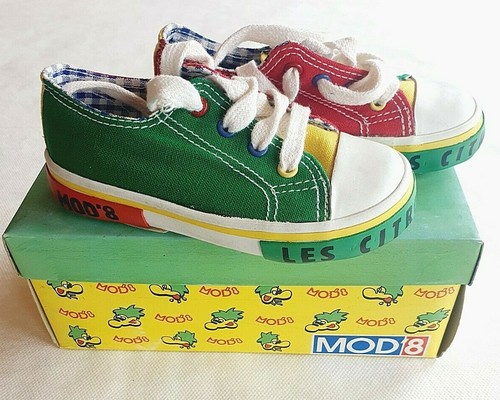 Chaussures toile vintage mod - toile, mod'8