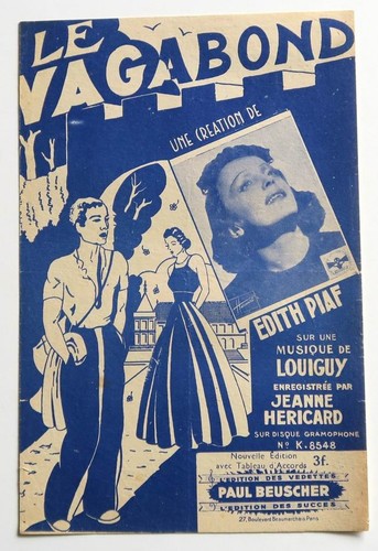 Partition vintage sheet - , music